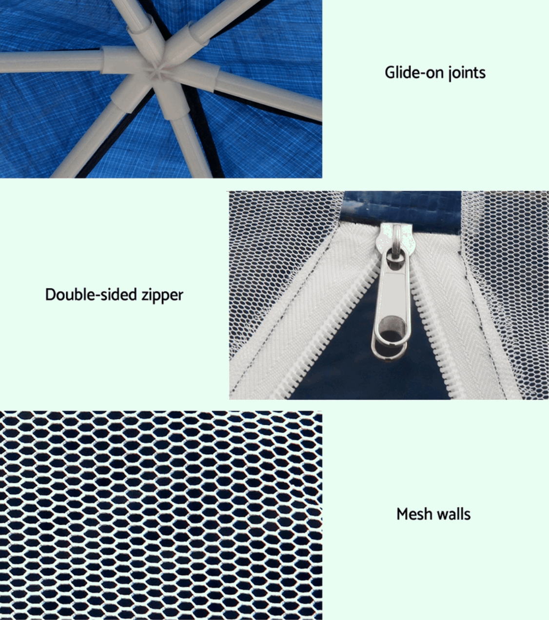 Heavy-duty gazebo frame with cross-support design for stability and strength