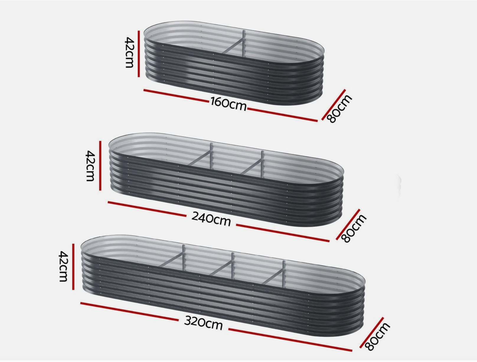 Stackable panels for modular raised garden bed setu