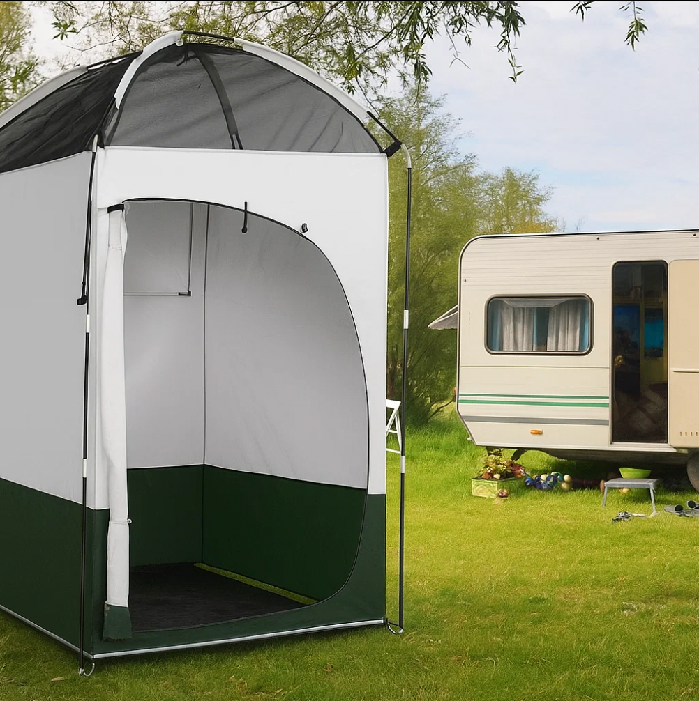 Waterproof shower tent ideal for camping and caravan sites